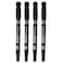 Pilot Extra Fine Twin Marker Black 4 PCS