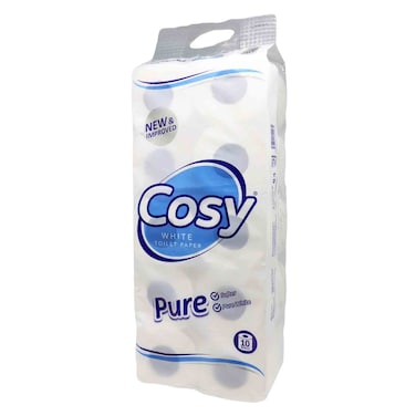 Cosy Toilet Roll White 10 Pack