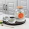 Uaejj Glass Pitcher, Glass Cold Kettle, Hot And Cold Glass Teapot, Heat Resistant Glass Teapot, Borosilicate Glass Tea Pots For Blooming And Loose Leaf Tea Maker (1.6L, B)