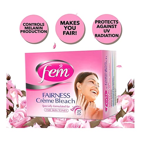 Fem Apple And Peach Fairness Cream 100g