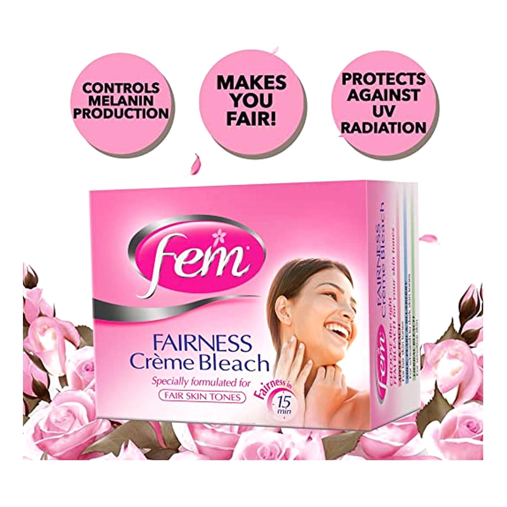 Fem Apple And Peach Fairness Cream 100g