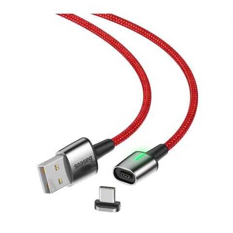 Baseus CATXC-B09 Zinc Magnetic USB-C Cable 2A - 2 Meters - Red
