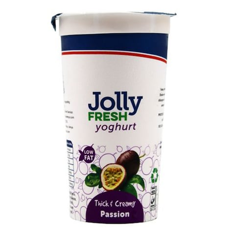 Jolly Fresh Thick And Creamy Passion Yoghurt 250ml