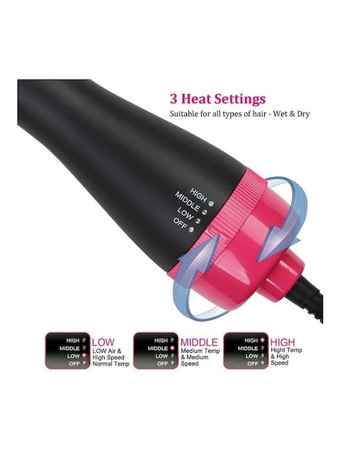 One Step Hot Air Dryer And Styling Brush Black 33cm