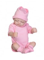 Buy Generic Reborn Baby Doll With Plush Toy 10inch in UAE