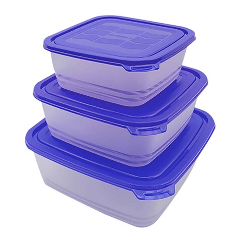 Medstar Wafer Food Container - 3 Pieces