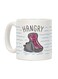 muGGyz Printed Coffee Mug White/Black 8x9.5x8centimeter