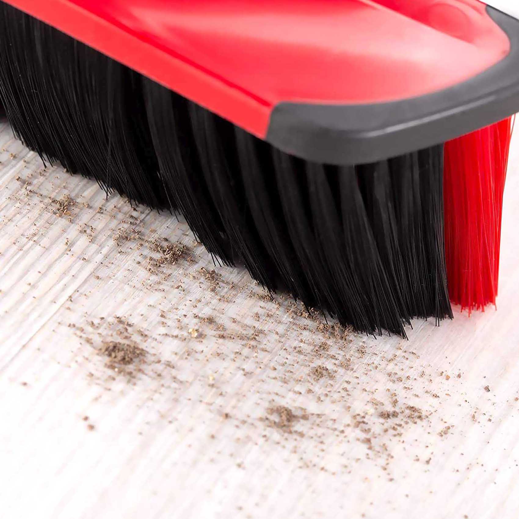 Vileda 3 Action Broom Red