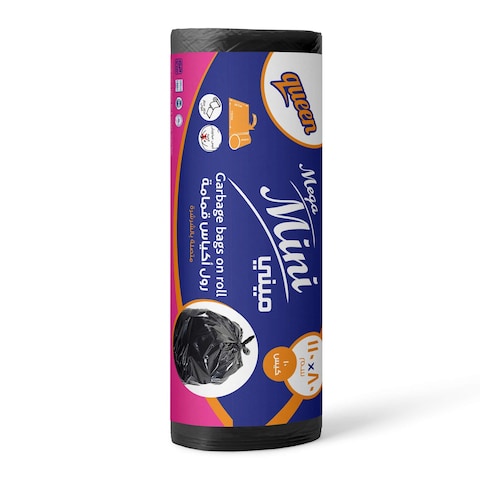 Queen Mini Garbage Roll, 80x110 cm - 12 Bags