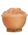 Geohoney Himalayan Salt Fire Bowl Lamp With Glowing Salt Crystals