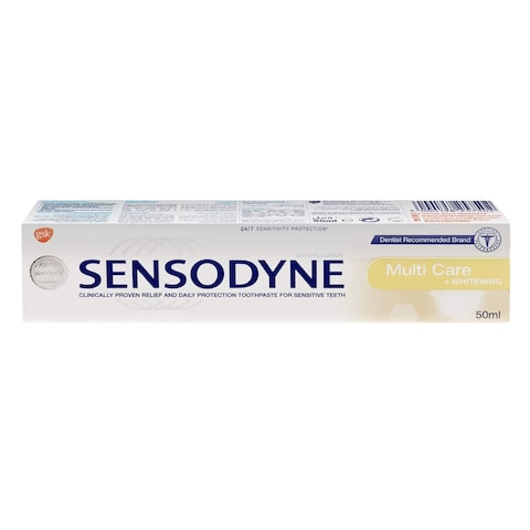 Sensodyne Multi Care + Whitening Toothpaste 50ml