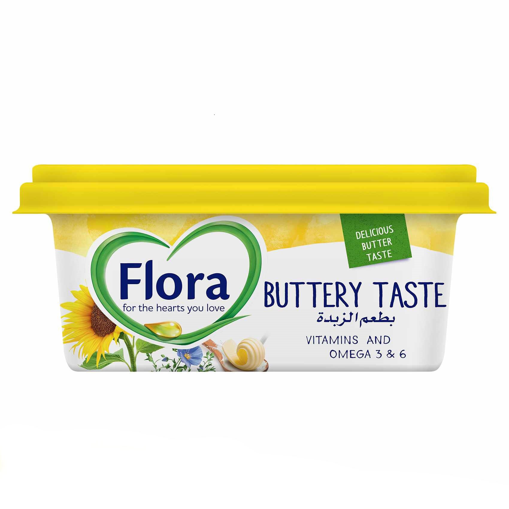 Buy Flora Buttery Spread Butter 500g Pack of 2 Online | Carrefour UAE