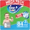 Fine Baby Diapers, DoubleLock Technology, Size 3, Medium 4 ndash 9kg, Mega Pack of 84 diapers