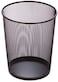 Generic Stainless Steel Trash Basket, Black