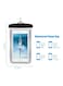 Generic - Waterproof Smartphone Pouch Black/Clear