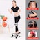 Mini Stepper Trainer Adjustable Height Stepper Exercise Machine with Resistance Bands and LCD Monitor Air Climber Stepping Fitness Machine