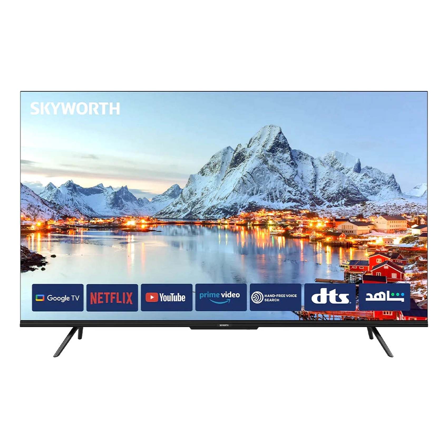 Skyworth 55-Inch UHD 4K Smart Google LED TV 55SUE9350F Black