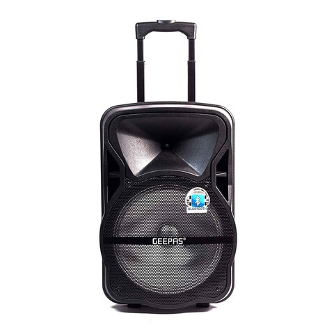 Buy Geepas GMS8568 Portable And Rechargeable Speaker Trolley in Saudi Arabia