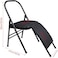 ULTIMAX Yoga Folding Chair with Lumbar Back Support Versatile and Foldable Balance Training Auxiliary Chair-BLACK