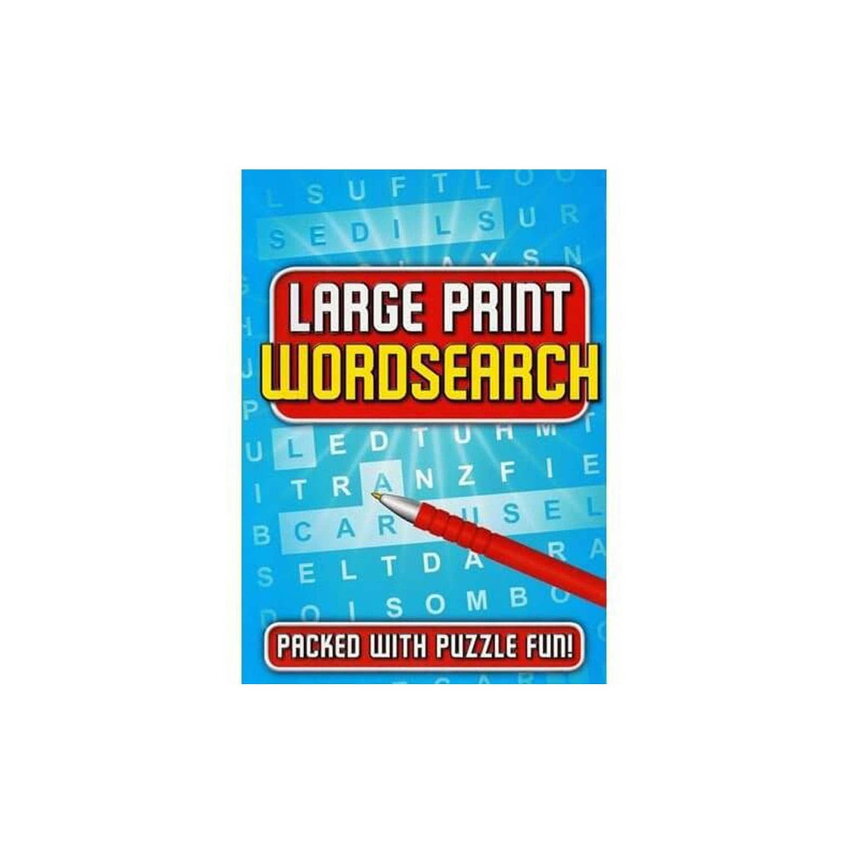 Buy Large Print Word Search Puzzle Book Online | Carrefour Egypt