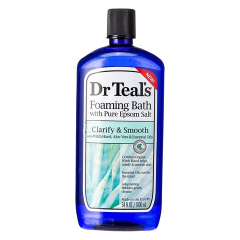 DR TEAL&#39;S FOAM BATH CLARIF&amp;SMOOTH1L