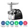 Nobel Meat Grinder Black Copper Motor Reverse Stainless Steel Blade Anti Slip NMG205