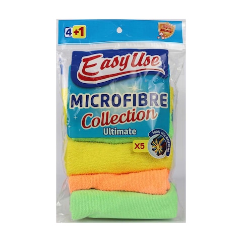 EasyUse Microfiber Cleaning Cloth - 30 Cm - 5 Pieces