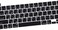Ntech Arabic/English Silicone Keyboard Cover Skin For New Macbook Pro 16" Inch (Model: A2141) 2019 And Macbook Pro 13 Inch 2020 (Model: A2289/A2251) US Layout Protector (Black)