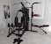 Marshal Fitness 3 Station Multi Home Gym with 72kgs weight Stack With Power Tower Pull Up station Situp Bench and Leg Press-MF-9947-3