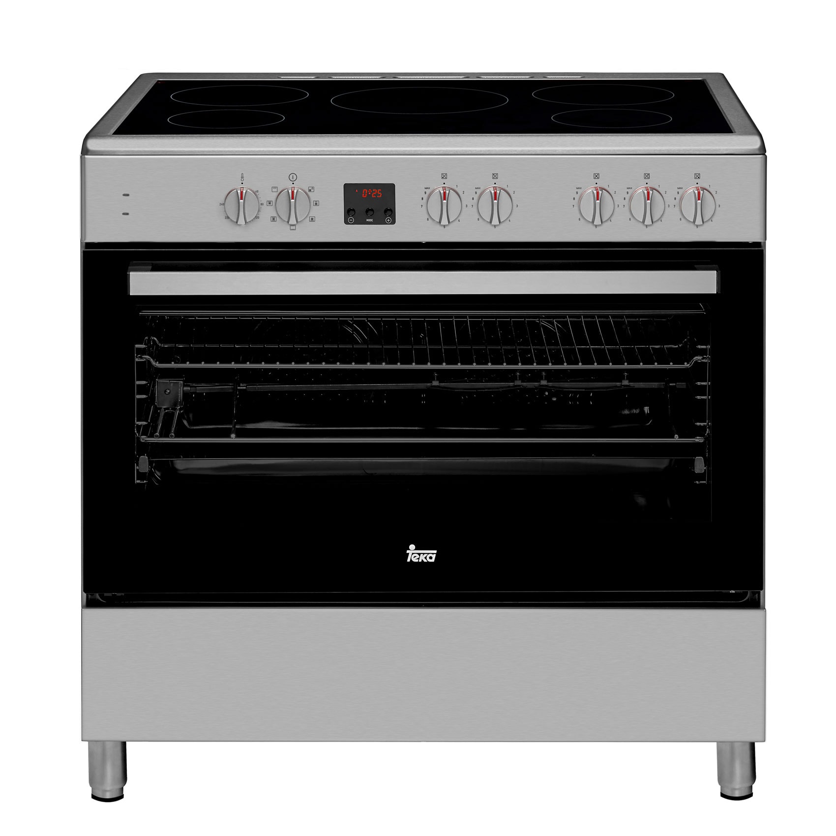 Teka FS 903 5VE 90cm Free Standing Cooker with vitroceramic hob and multifunction electric oven