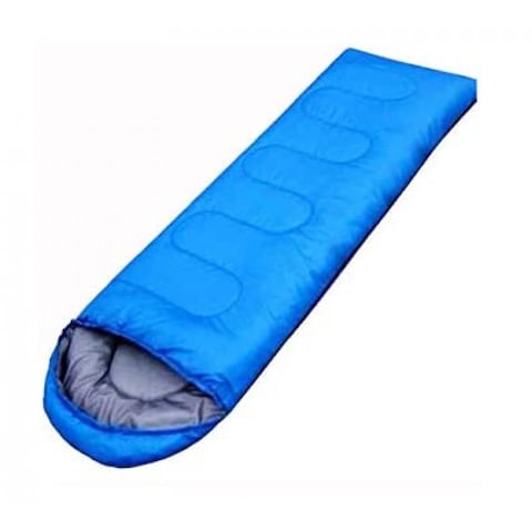 Jannah Outdoor Camping Summer  Sleeping Bag 200g Envelope Hooded Sleeping Bag (Blue)