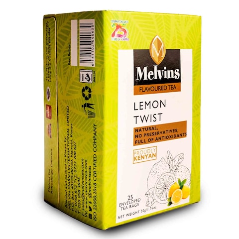 Melvins Lemon Tea Bags 25&#39;S