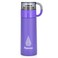 Fissman Stainless Steel Double Wall Vacuum Thermos  Bottle Leakproof with Plastic Cup Lid 350ml