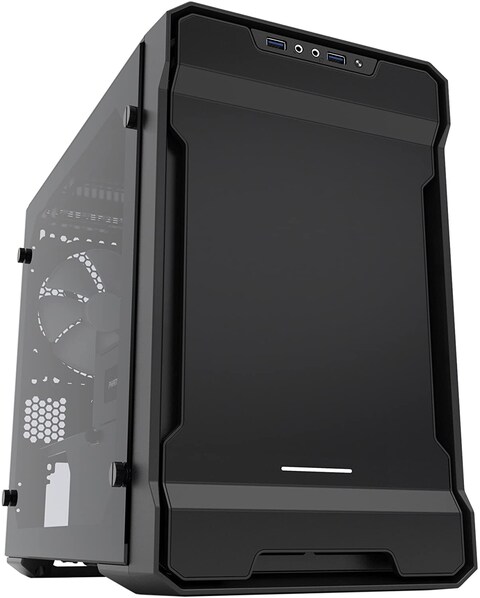 Phanteks Enthoo Evolv ITX Tempered Glass Metal Exterior Clean And Compact Water Cooling Ready PH-ES215PTG_BK