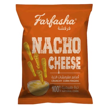 Farfasha Crunchy Corn Fingers With Nacho Cheese 100g