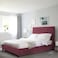 In House Las Palmas Velvet Bed Frame - Queen - 200x160 cm - Dark Pink