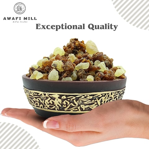 Awafi Mill Mix Church Incense - Sacred Blend of Frankincense and Myrrh Resins (Bottle of 50 gram / 1.7 Oz)