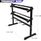 Sky Land Fitness Multiple Weights Storage Rack For Dumbbells, Barbells, And Weight Plates Em 9226, Black