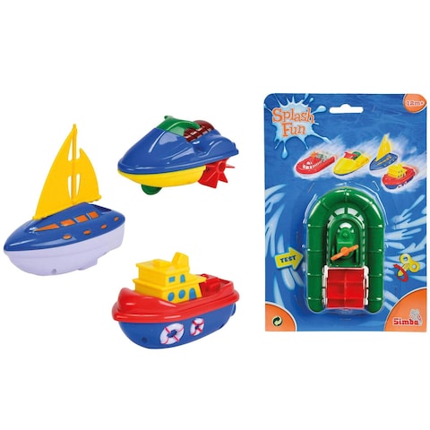 Simba World of Toys Mini Boat Plastic Wind Up 13cm