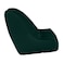 In House Harvey Velvet Bean Bag Chair - Large - Dark Green