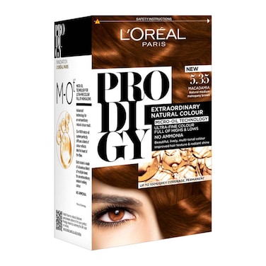 L&#39;Oreal Paris Prodigy Ammonia Free Permanent Oil Hair Colour 5.35 Mahogany Golden Brown