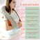 ULTIMAX Massage Shawl Neck Shoulder Cervical Kneading Massage Shawl Multifunctional Red Light Heating Neck Shoulder Waist Full Body Massager Suitable for: car Home Dual-use