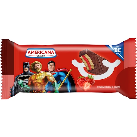 Americana Chocolate Cake Bar with Strawberry Filling 35g
