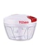 Delcasa Vegetable Pull Chopper White/Red/Clear White/Red/Clear