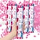 Pink Gender Reveal Confetti Cannon, Party Poppers for Pregnancy Announcement and Baby Girl Gender Reveal Party Supplies [5 Pack]