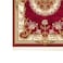 In House Velvet Turkish Rectangular Decorative Carpet - Red - 120x80cm