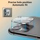 Wafi Camera Lens Screen Protector Tempered Glass Film Metal Rear Lens Protection Case Clear Highly Durable Bubble Free (iPhone 12 Pro Max)