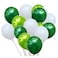 Party Time 50-Pieces 12inch Dark Green, Light Green &amp; White Latex Balloons Decoration Set Kids Party Supplies For Wedding, Christmas, Anniversary, Birthday Party Decoration