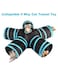 Cat Tunnel Toy 5 Way Tunnels Extensible Foldable Portable Durable Tunnel Toys With Bell black/blue
