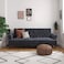 In House Nutella 2 In 1 Sofabed Velvet Upholstered - Dark Grey